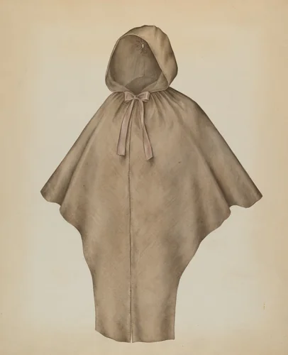 Quaker Cape by Melita Hofmann, index of american design, 1938