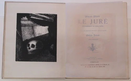 Le Juré by Odilon Redon, illustrated book, 1887