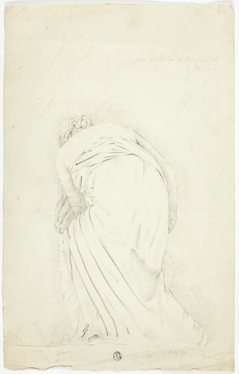From a Statue in the Capitol by John Downman, drawing, 1774