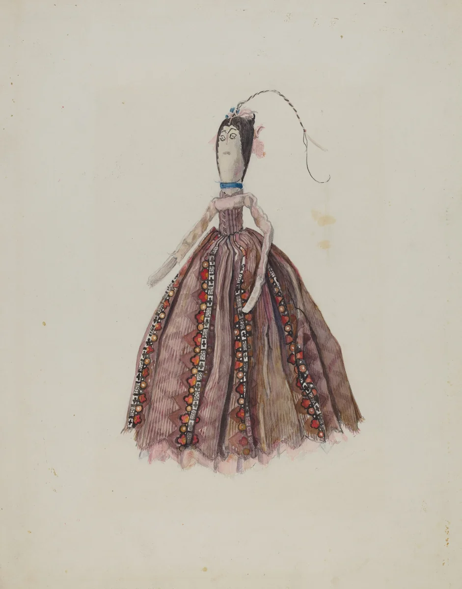 Rag Doll Bodice by Cecily Edwards, index of american design, 1936