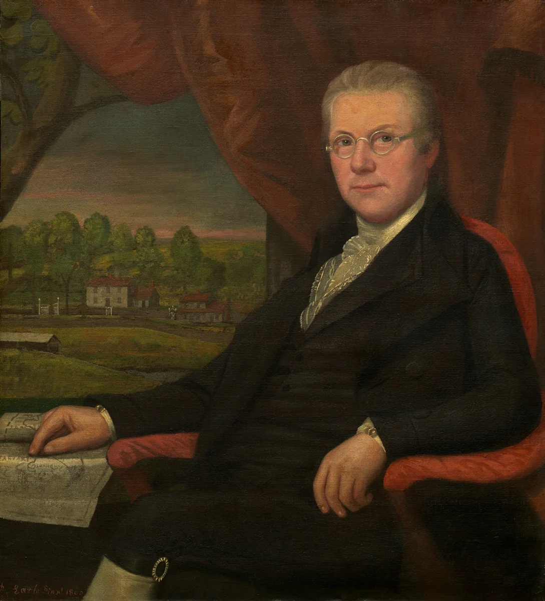 Thomas Earle by Ralph Earl, painting, 1800