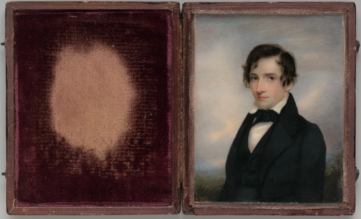 Christopher Grant Perry by Richard Morrell Staigg, artwork, 1840