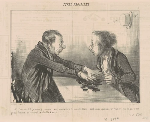 M. Frémouillot je vous y prends, vous connaissez... by Honoré Daumier, print, 1839