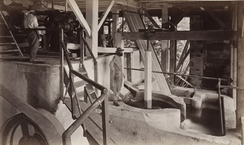 Machinery for Pulping Coffee by Eadweard Muybridge, photograph, 1875