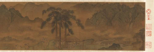 A Diplomatic Mission to the Jin by Yang Bangji, painting, 1156-1159