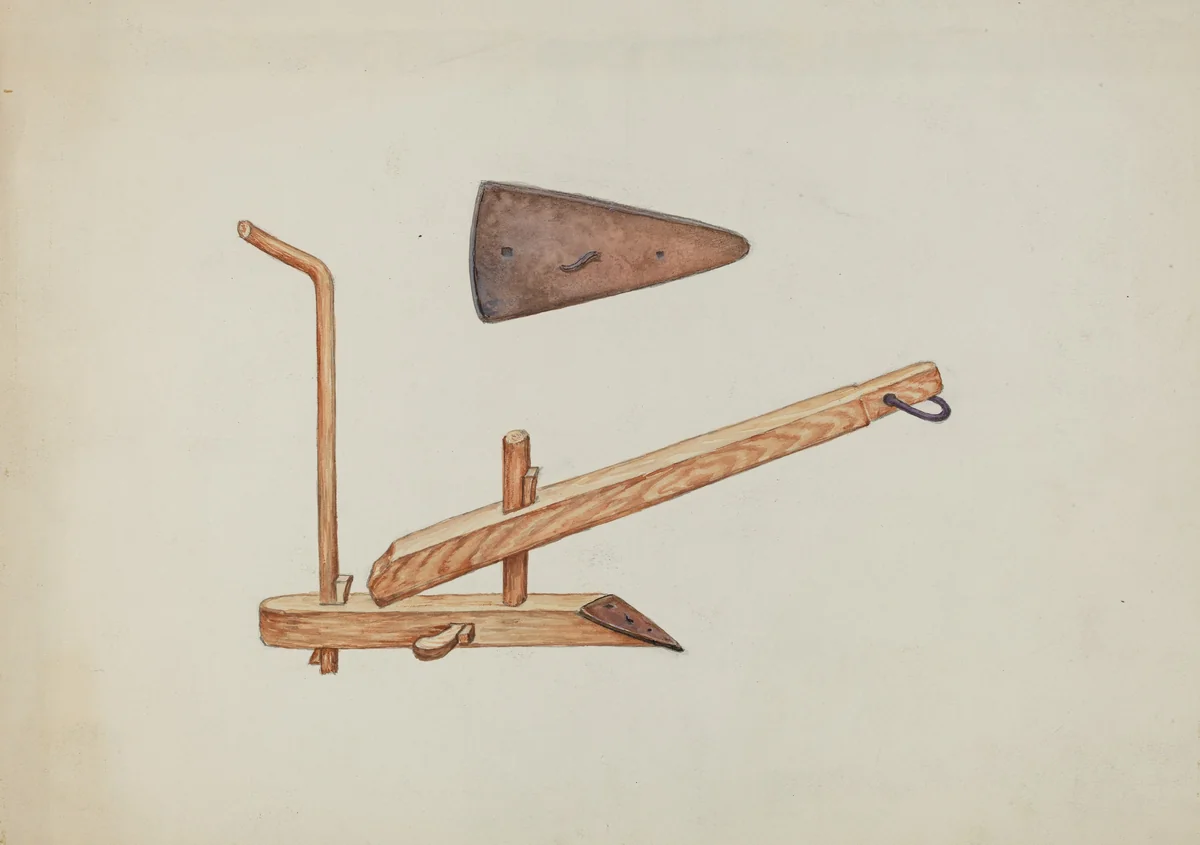 Plow and Plowpoint by William Hoffman, index of american design, 1937