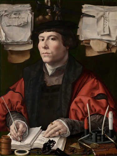 Portrait of a Man, possibly Jan Snoeck by Jan Gossaert, painting, 1530