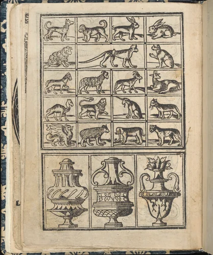 Essempio di recammi, page 11 (verso) by Giovanni Antonio Tagliente, book, 1530