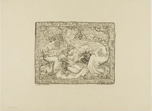 Tapisserie by Aristide Maillol, print, 1895