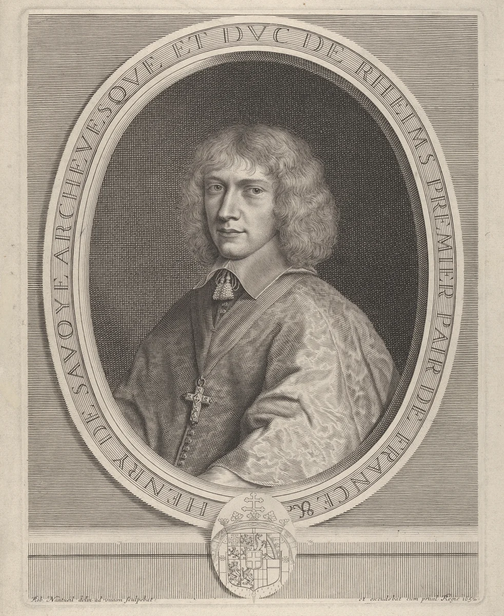 Henri II de Sevoie by Robert Nanteuil, print, 1646-1656