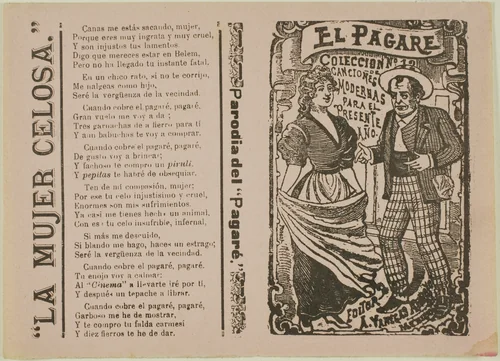 The Jealous Wife by José Guadalupe Posada, print, 1871-1913