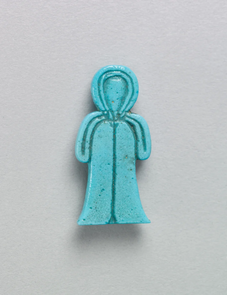 Tyet (Isis Knot) Amulet by Egyptian, metalwork, -664--525