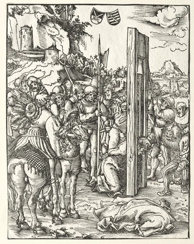 Martyrdom of St. Matthias by Lucas Cranach, print