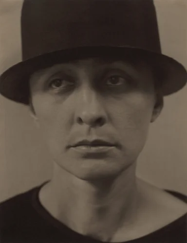 Georgia O'Keeffe by Alfred Stieglitz, photograph, 1919-1921