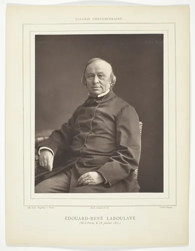 Edmond-René Laboulaye by Nadar, photograph, 1853-1879