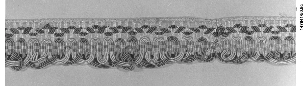 Upholstery passementerie by Philippe de Lasalle, textile, 1750-1799