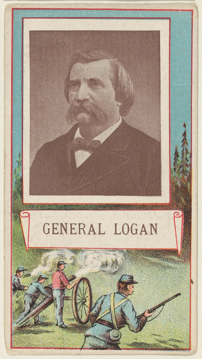 General Logan, from the "Generals" series (T64), issued by D.H. McAlpin & Co. Tobacco Company by D.H. McAlpin & Co. Tobacco Company, print, 1901
