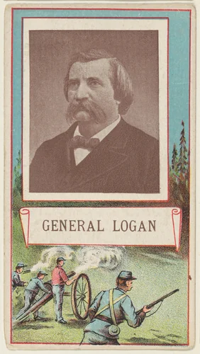 General Logan, from the "Generals" series (T64), issued by D.H. McAlpin & Co. Tobacco Company by D.H. McAlpin & Co. Tobacco Company, print, 1901