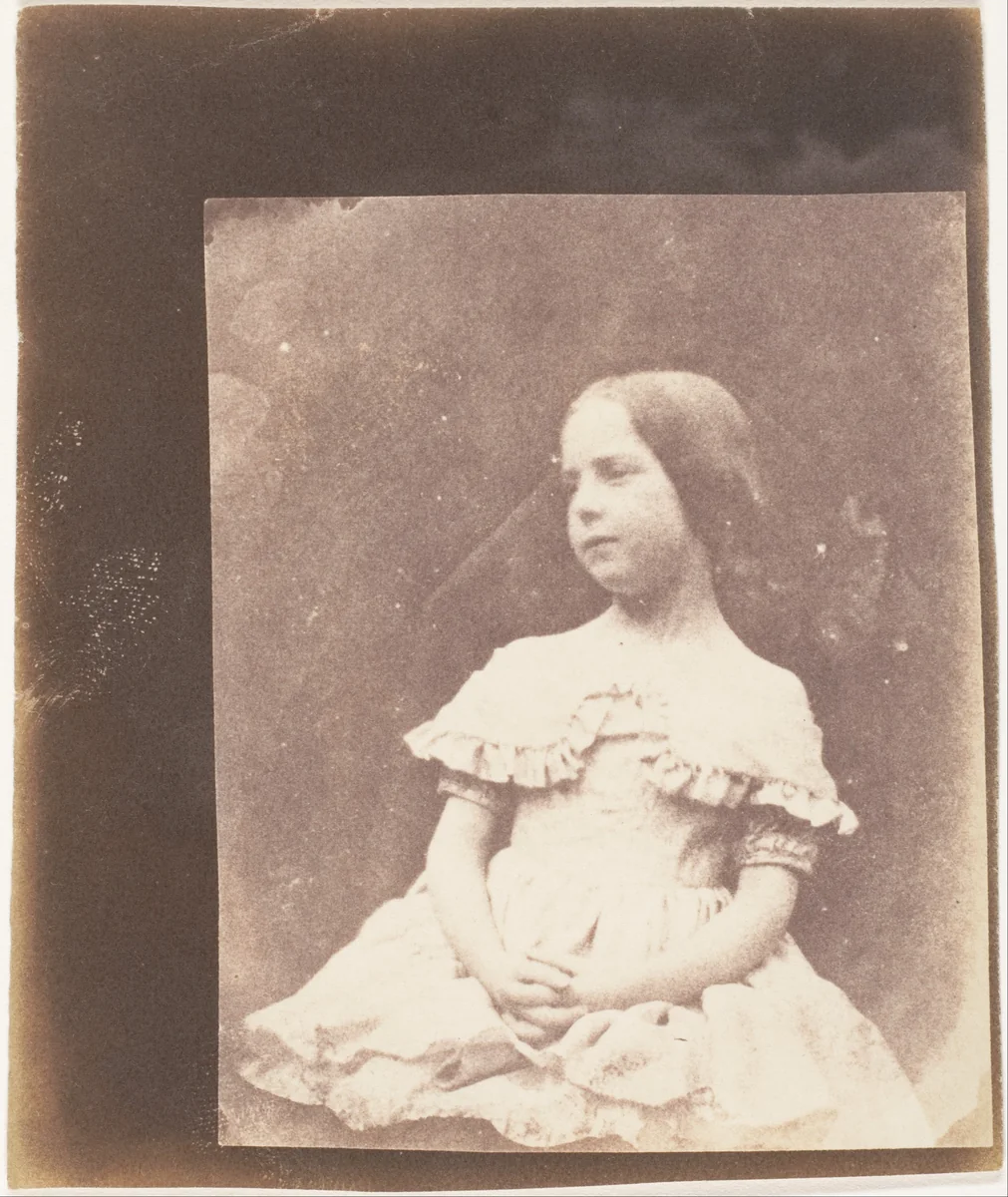 [The Photographer's Daughter] by William Henry Fox Talbot, photograph, 1840-1844