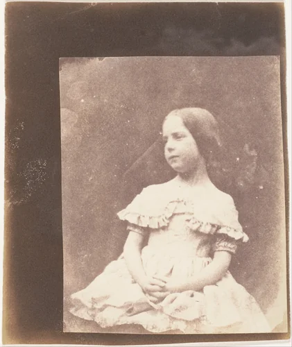 [The Photographer's Daughter] by William Henry Fox Talbot, photograph, 1840-1844