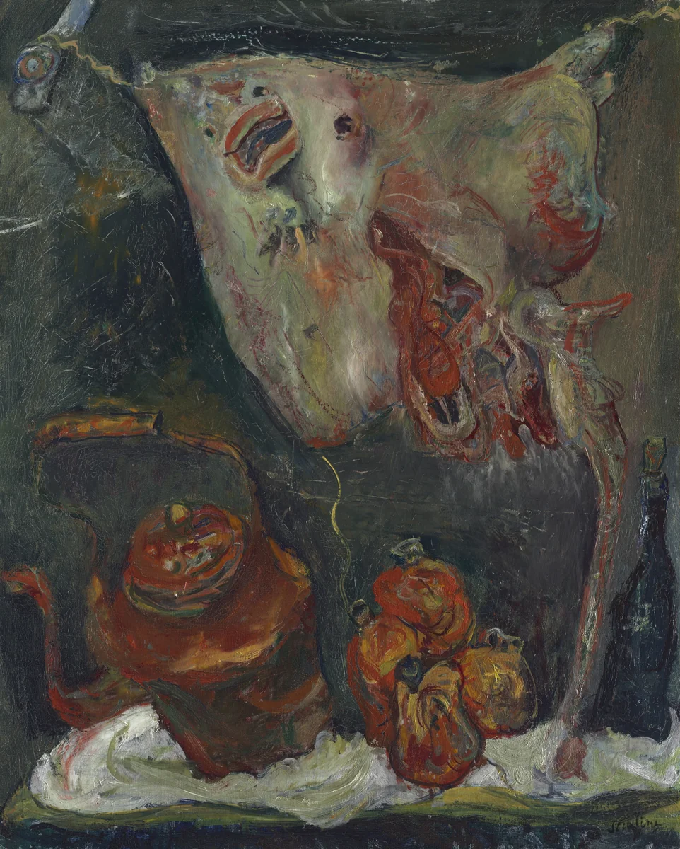 Still Life with Rayfish by Chaïm Soutine, painting, 1923