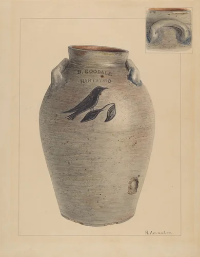 Crock by Nicholas Amantea, index of american design, 1936