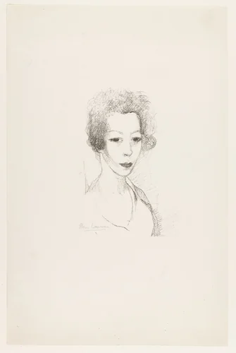 Self Portrait (Autoportrait) by Marie Laurencin, print, 1920
