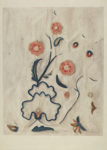 Petticoat (Detail) by Mildred E. Bent, index of american design, 1935-1942