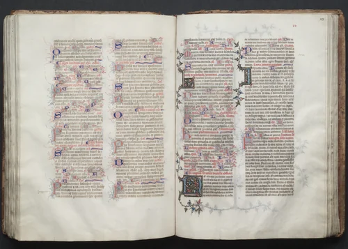 The Gotha Missal: Fol. 112v, Text by Master of the Boqueteaux, book, 1370-1380