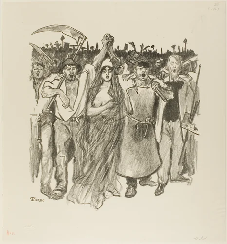 March 18 by Théophile Alexandre Steinlen, print, 1894