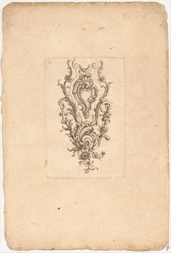 Nouveaux Ornemens D'Arquebuseries by Gilles Demarteau, print, 1725-1780
