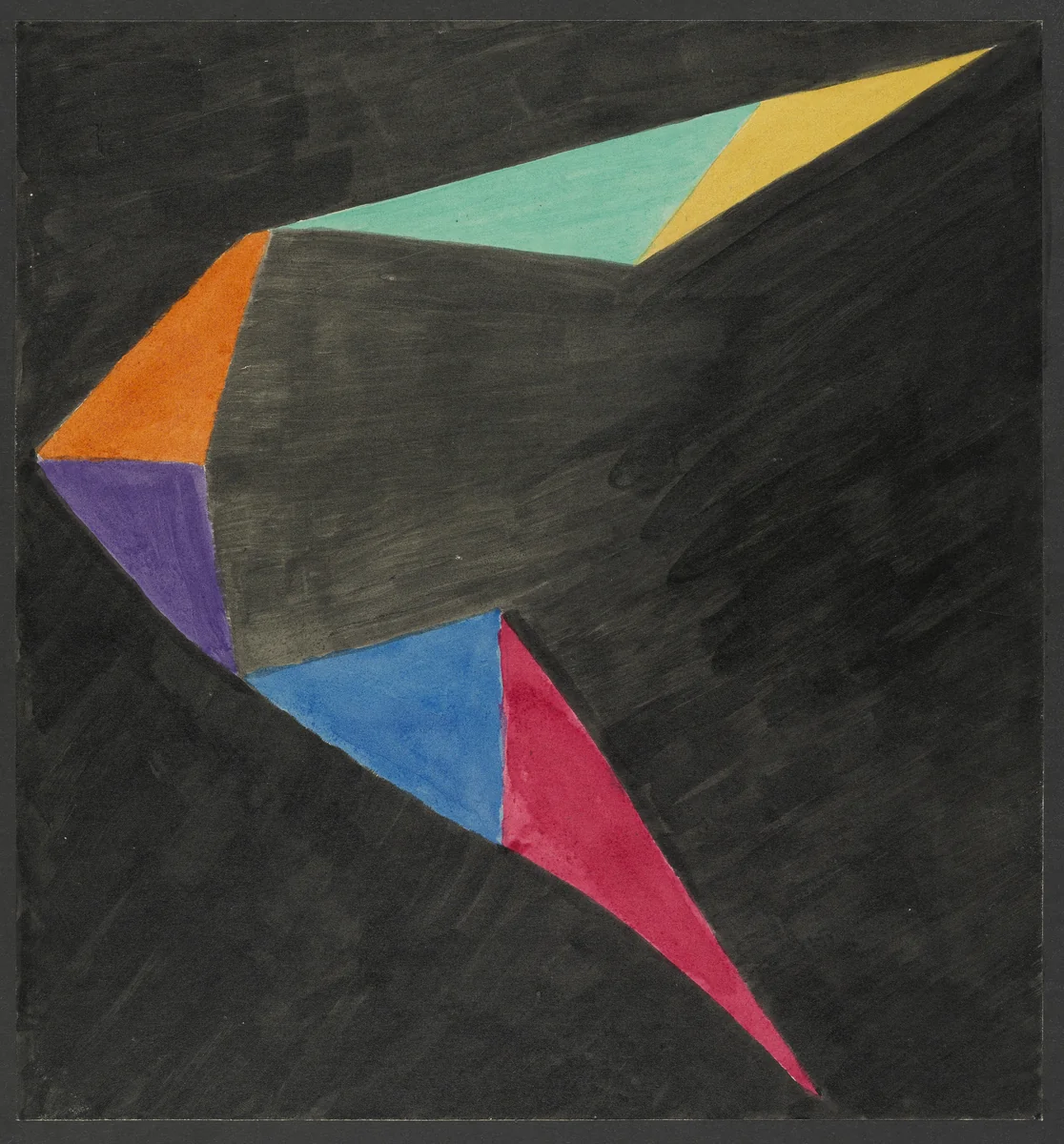 Colored Rhythm: Study for the Film by Léopold Survage, drawing, 1913