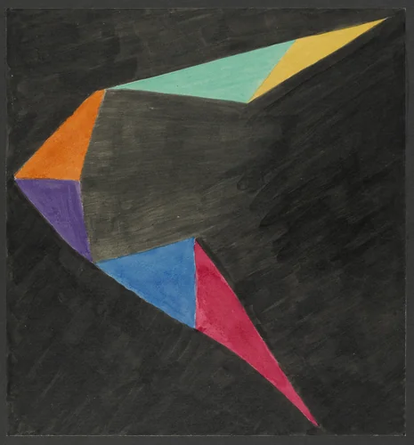 Colored Rhythm: Study for the Film by Léopold Survage, drawing, 1913