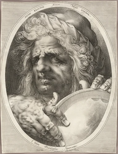 Chilon of Sparta by Jan Harmensz. Muller, print, 1596-1615