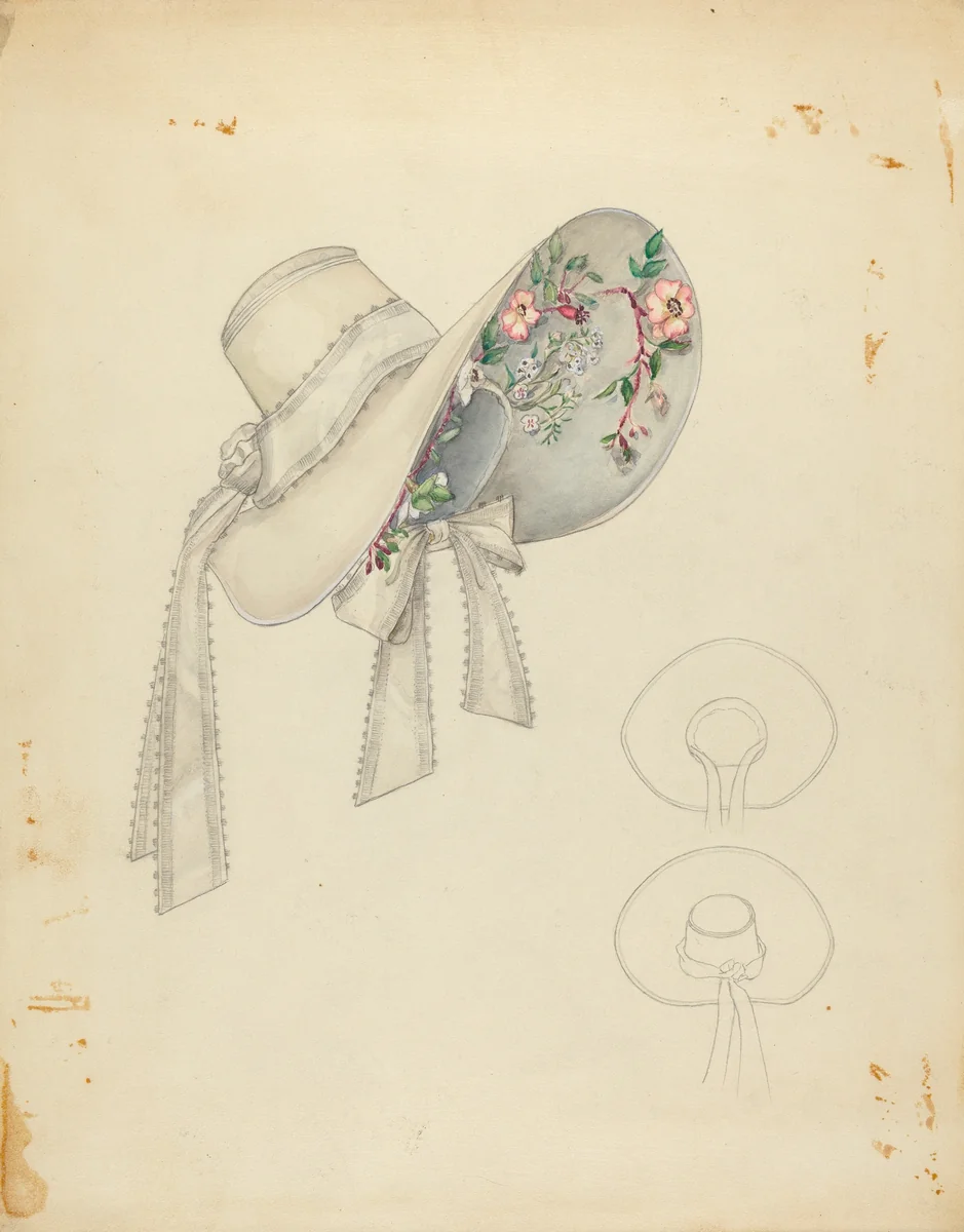 Wedding Bonnet by Nancy Crimi, index of american design, 1936