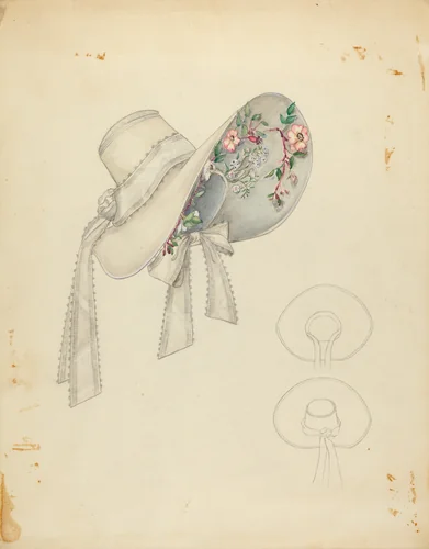 Wedding Bonnet by Nancy Crimi, index of american design, 1936