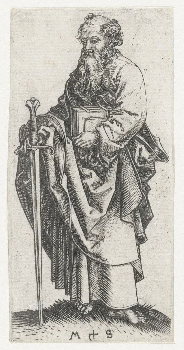 Apostel Paulus by Unknown, print, 1470-1491