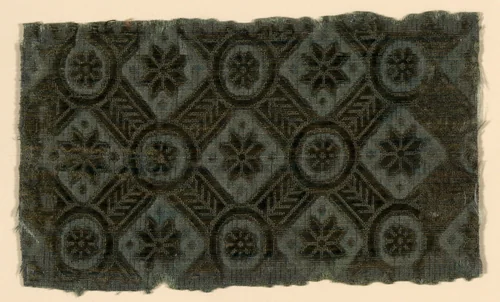 Fragment by Italy, textile, 1575-1625