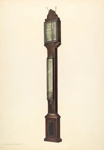 Barometer by William Spiecker, index of american design, 1937
