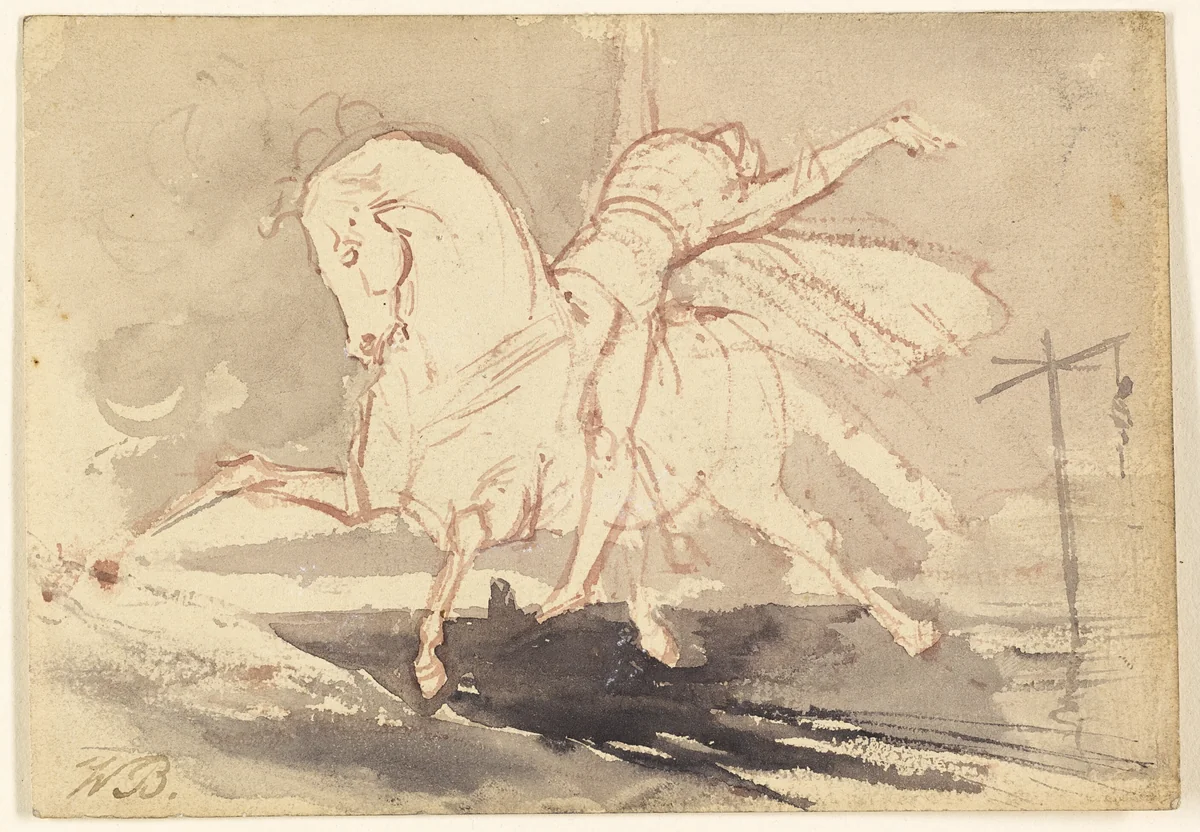 Death on a White Horse by Henry Fuseli
William Blake
Theodore Matthias von Holst
Thomas Stothard, drawing, 1750-1849