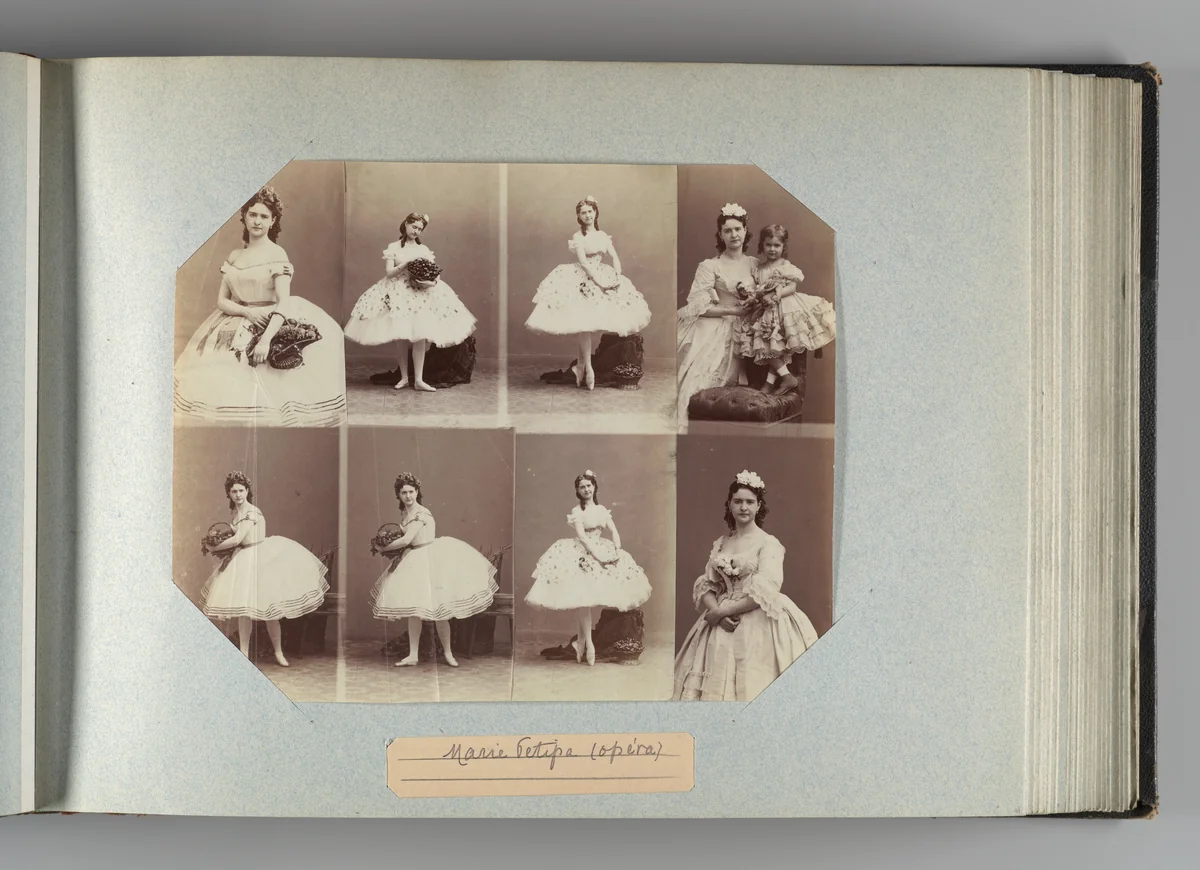 Marie Petipa by André Adolphe-Eugène Disdéri, photograph, 1850-1869