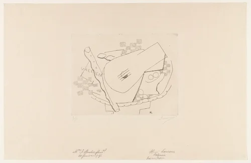 Valencia by Henri Laurens, print, 1927