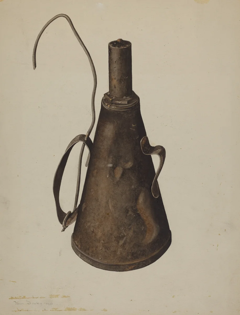 Torch by Thomas Dooley, index of american design, 1938