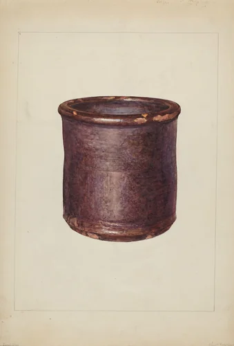 Jar by Howell Rosenbaum, index of american design, 1938