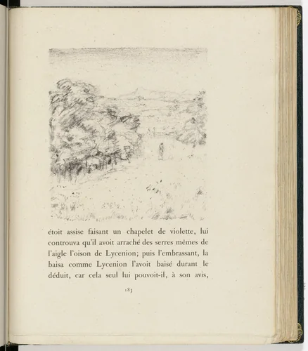 In-text plate (page 183) from Daphnis et Chloé by Pierre Bonnard, illustrated book, 1902