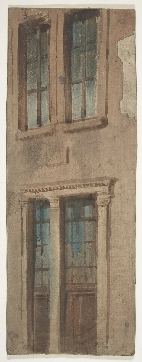 Design for a Stage Set at the Opéra, Paris by Eugène Cicéri, drawing, 1830-1890