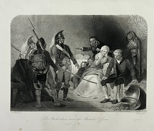 Mrs Richardson and the British Officers by Alfred Jones, other, 1839-1900