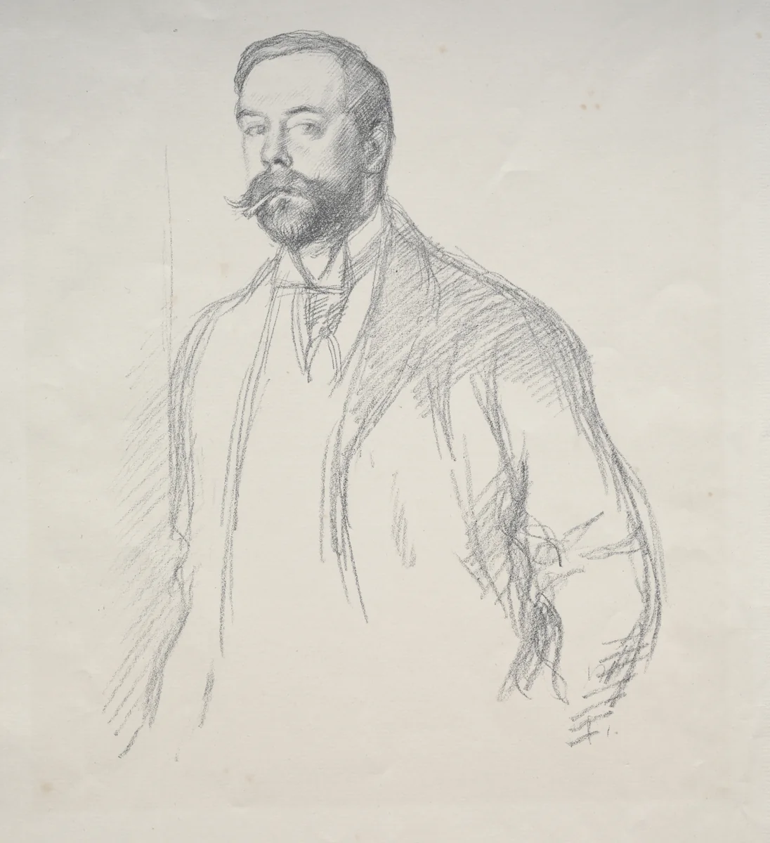 John Singer Sargent by William Rothenstein, print, 1892-1902