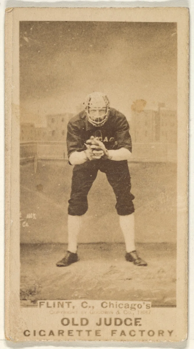 Frank Sylvester "Silver" Flint, Catcher, Chicago, from the Old Judge series (N172) for Old Judge Cigarettes by Goodwin & Company, photograph, 1887