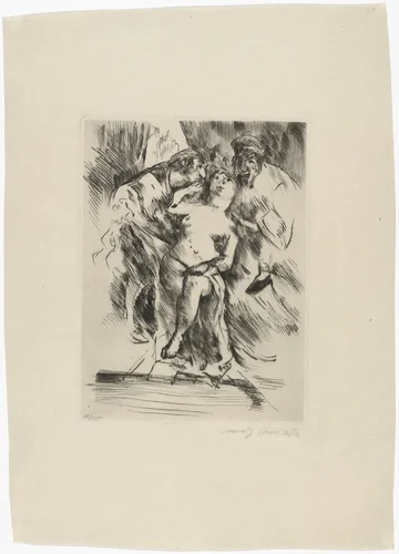 Susanna in the Bath (Susanna im Bade) by Lovis Corinth, print, 1914